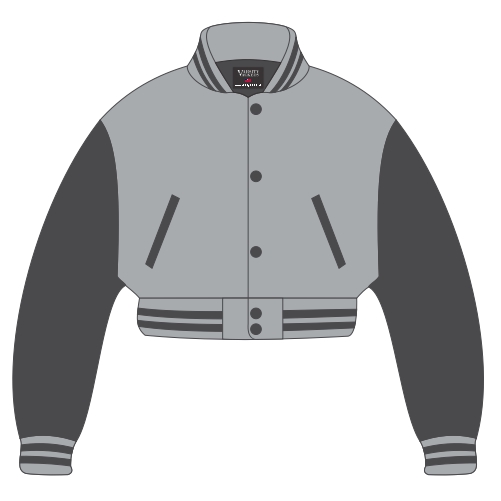Custom Cropped Varsity Jacket