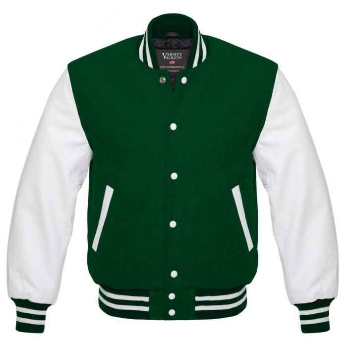 Forest Green Varsity Jacket