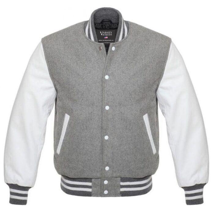 Grey Varsity Jacket