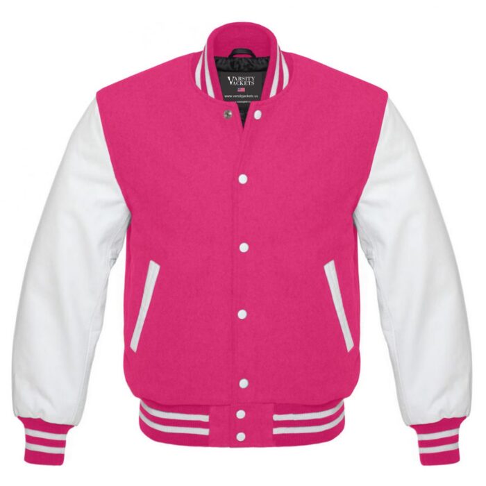 Hot Pink Varsity Jacket