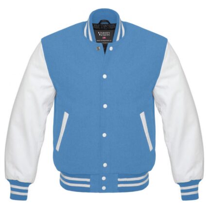 Light Blue Varsity Jacket