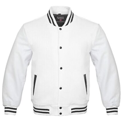 White Letterman Jacket