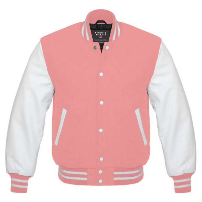 Pink Varsity Jacket Womens