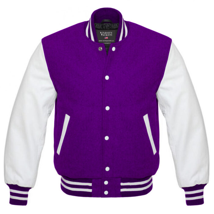 Purple Letterman Jacket Kids