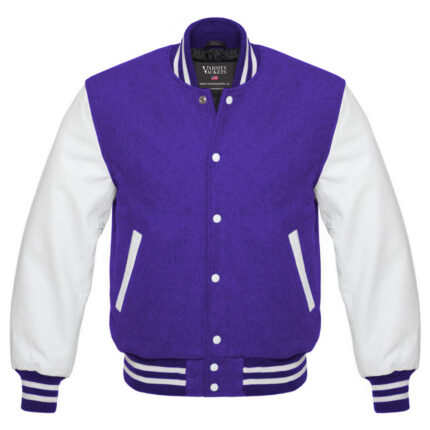 Purple Varsity Jacket Womens