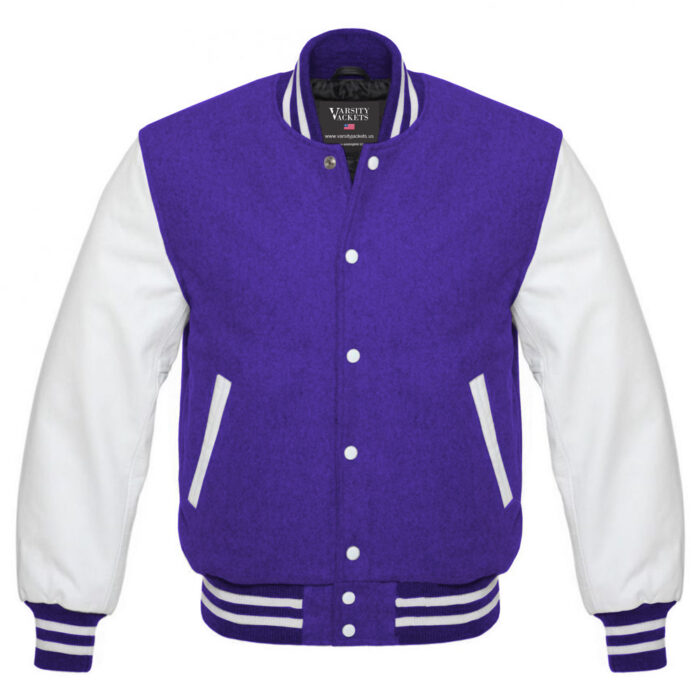 Purple Varsity Jacket Womens