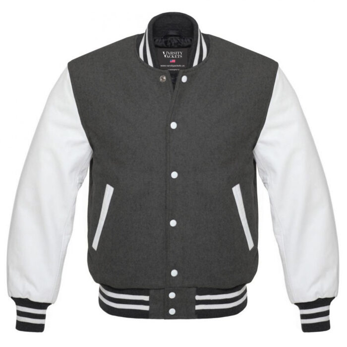 Women's Grey Varsity Jacket