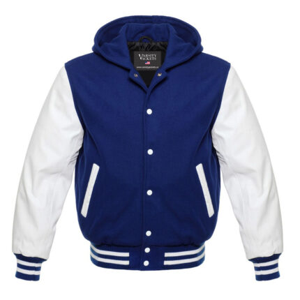 Royal Blue Letterman Hoodie