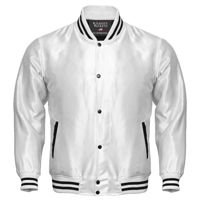 White Satin Jacket Kids