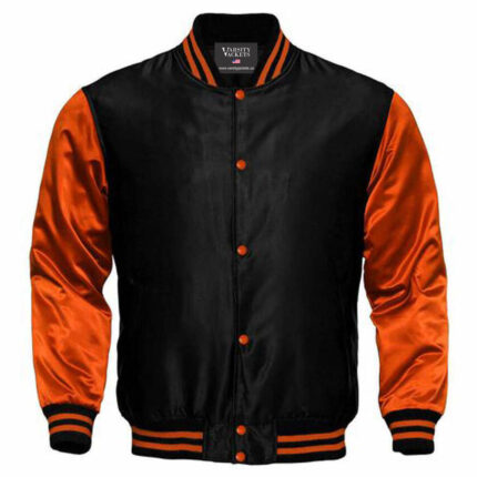 Kids Satin Baseball Jacket