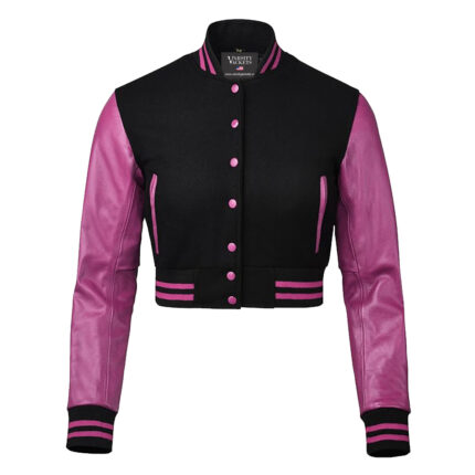 Women's Crop Varsity Jacket