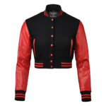 Cropped Varsity Jacket Women