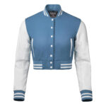 Women's Cropped Varsity Jacket